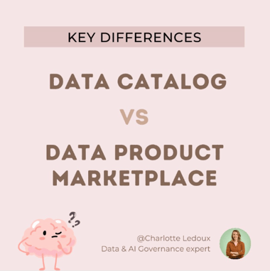 Data marketplace vs data catalog